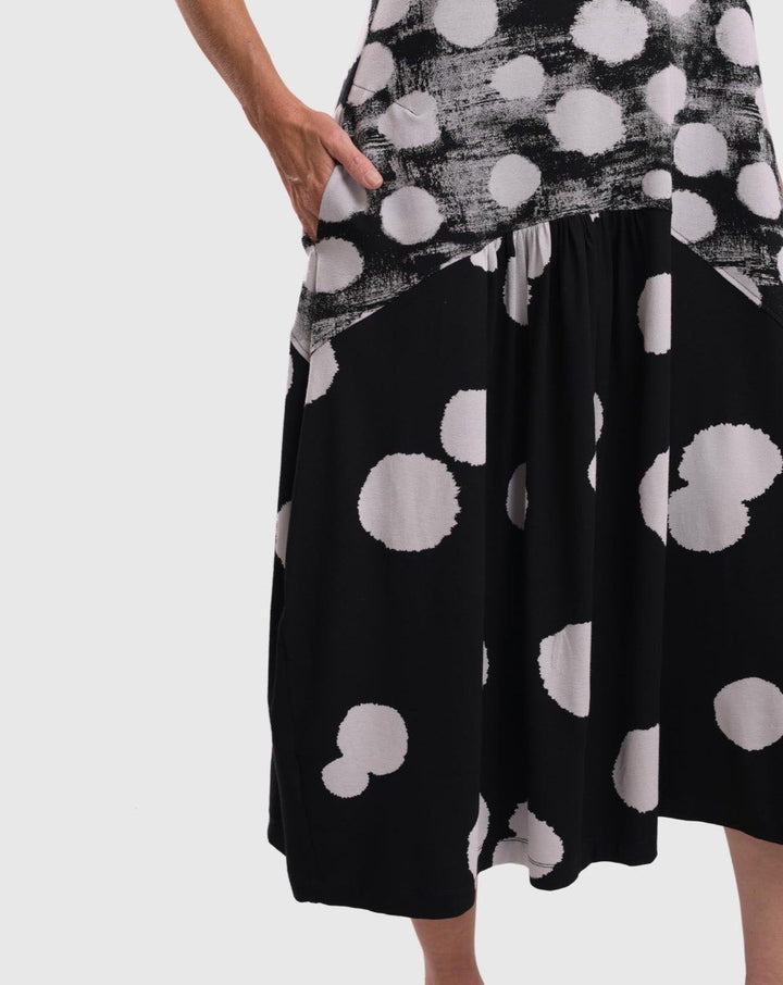 Cloud Tank Dress, Black - Alembika Designer Women's Clothing