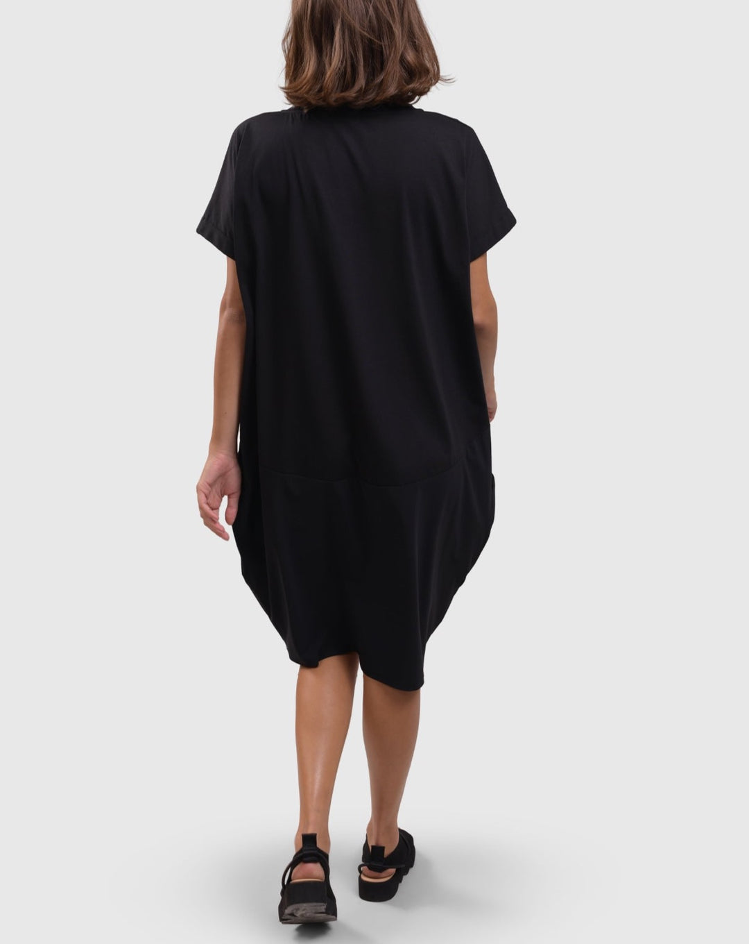 Tekbika Cocoon Dress, Black