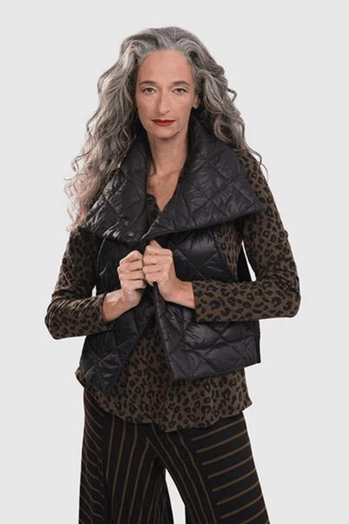 Ether Fina Vest, Black - Alembika Designer Women's Clothing