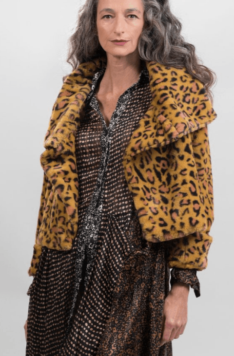 Etosha Crop Jacket,  Serval - Alembika Designer Women's Clothing