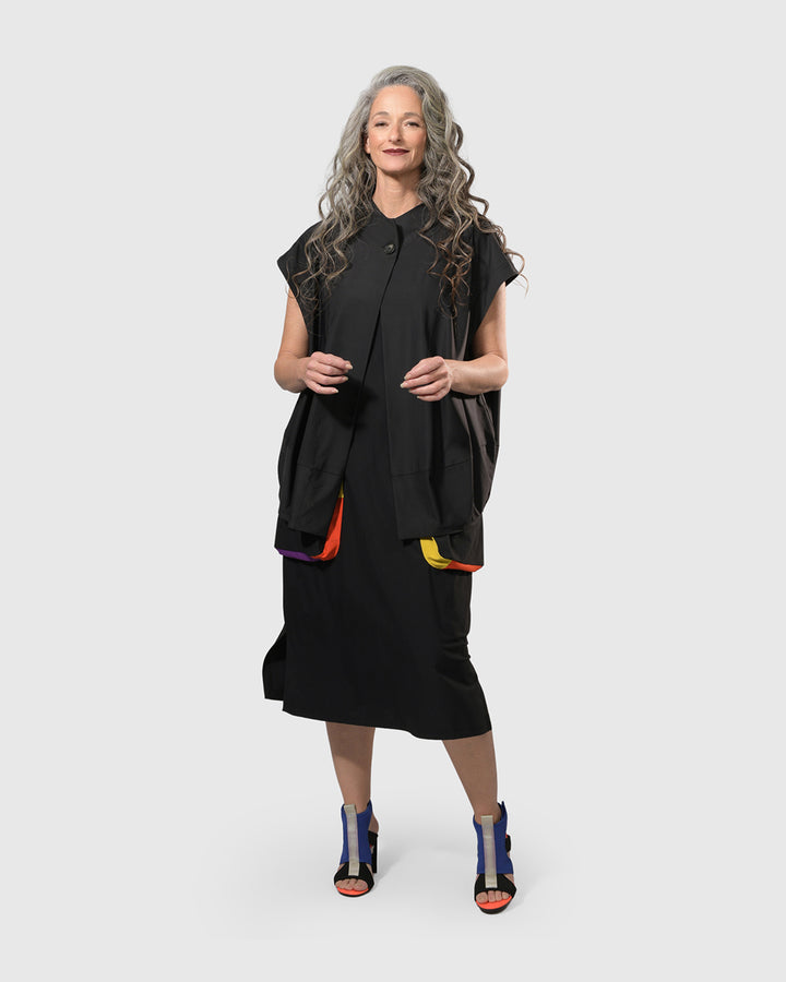 Tekbika Poppy Sleeveless Pocket Dress, Multi