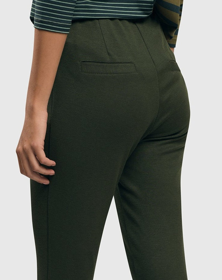 Essential Slim Pants, Green