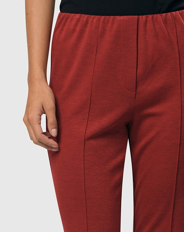 Essential Slim Pants, Red