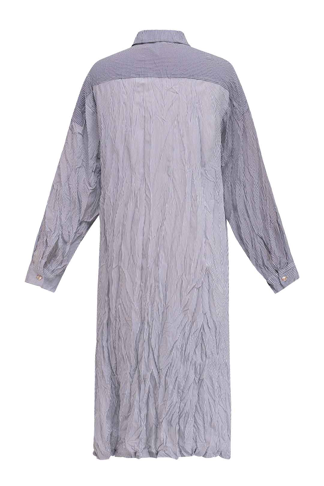 sartorial tunic shirtdress gingham