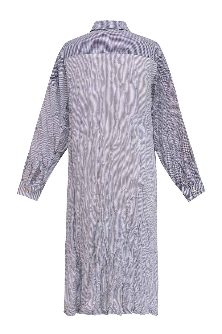 sartorial tunic shirtdress gingham