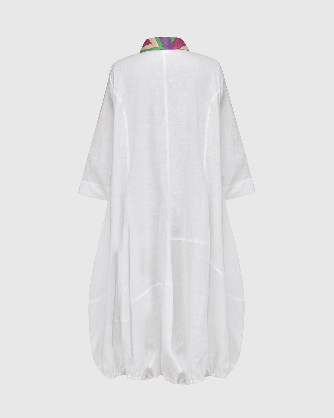 Island Linen Wonderful Dress, White