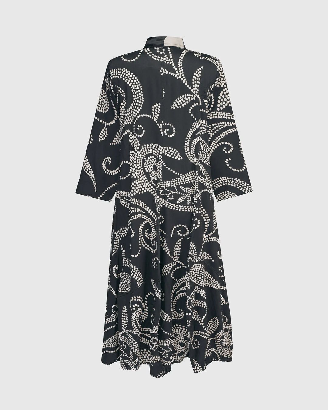 Paisley Wonderful Dress, Black/Ivory Alembika U.S. Paisley Wonderful Dress, Black/Ivory Alembika U.S.