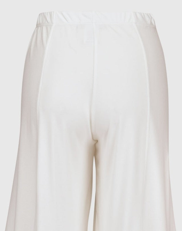 Essential Go-To Cupro Punto Pants, White