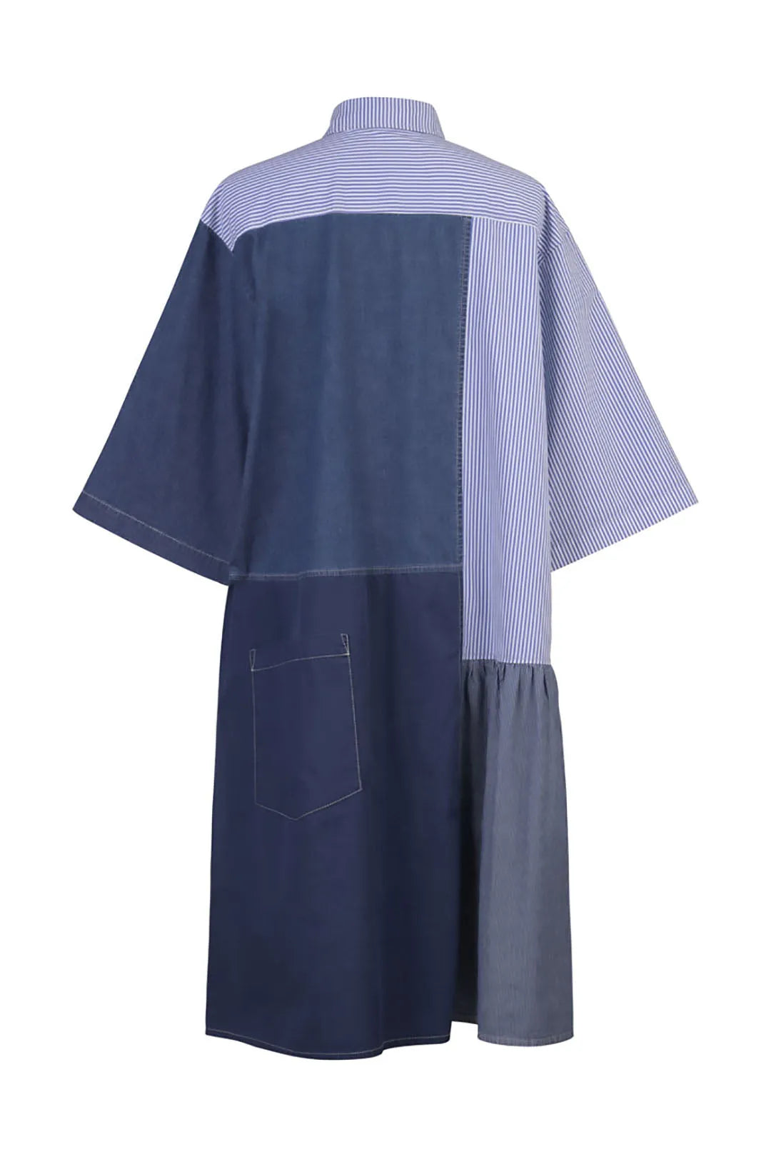 Mixed Media Denim Dress Alembika U.S. Mixed Media Denim Dress Alembika U.S.