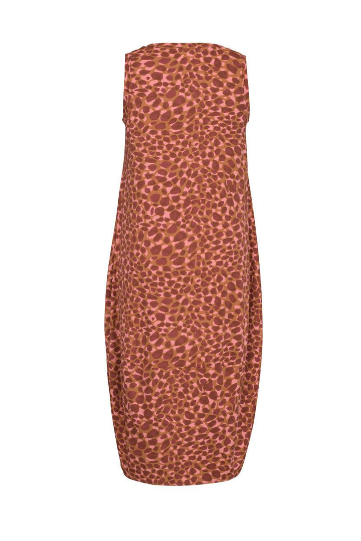 Confetti Cocoon Dress, Orange - Alembika Designer Women's Clothing