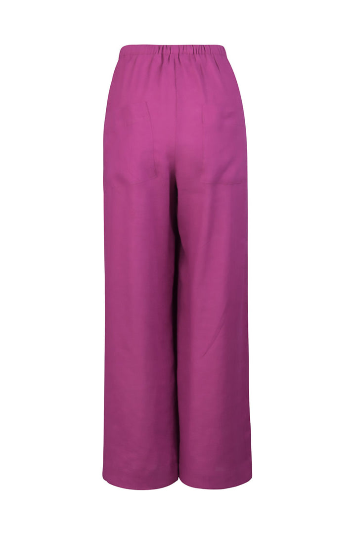Zen Linen Pants, Purple