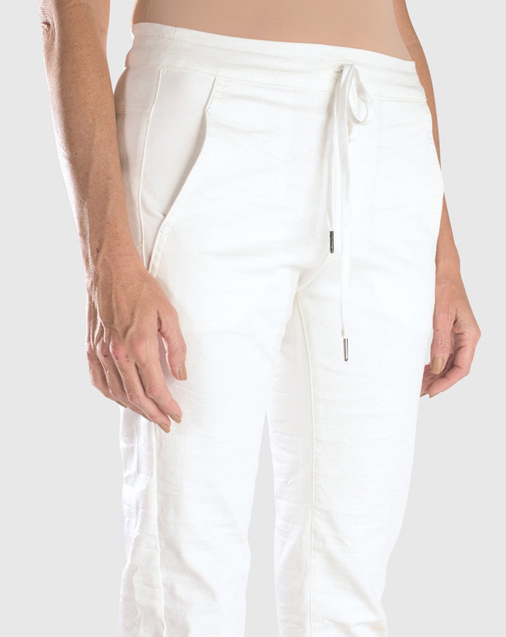 Snake Iconic Stretch Jeans, White