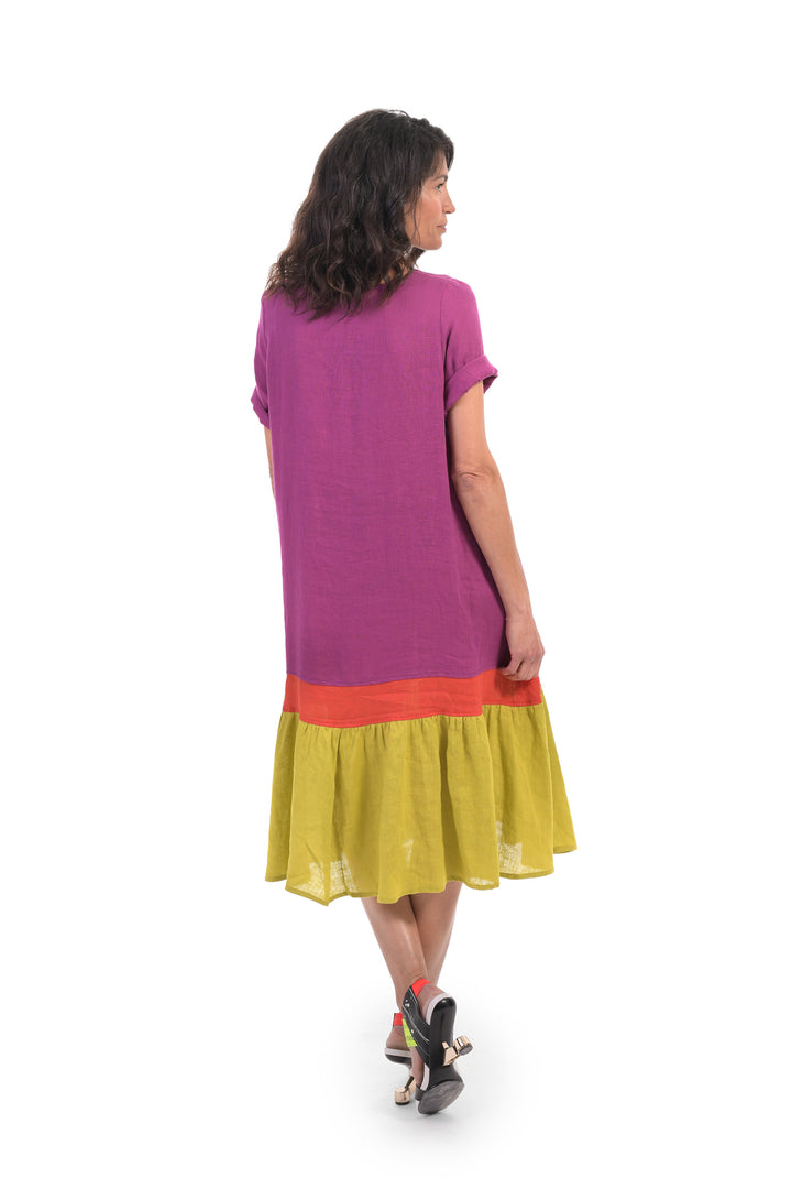 Sari Linen Swing Dress
