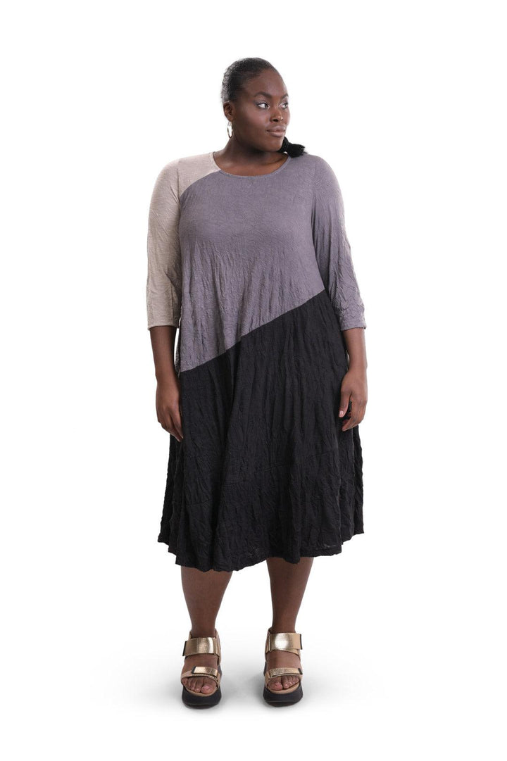 Breeze Crinkle Swing Dress - Alembika Designer Women's Clothing