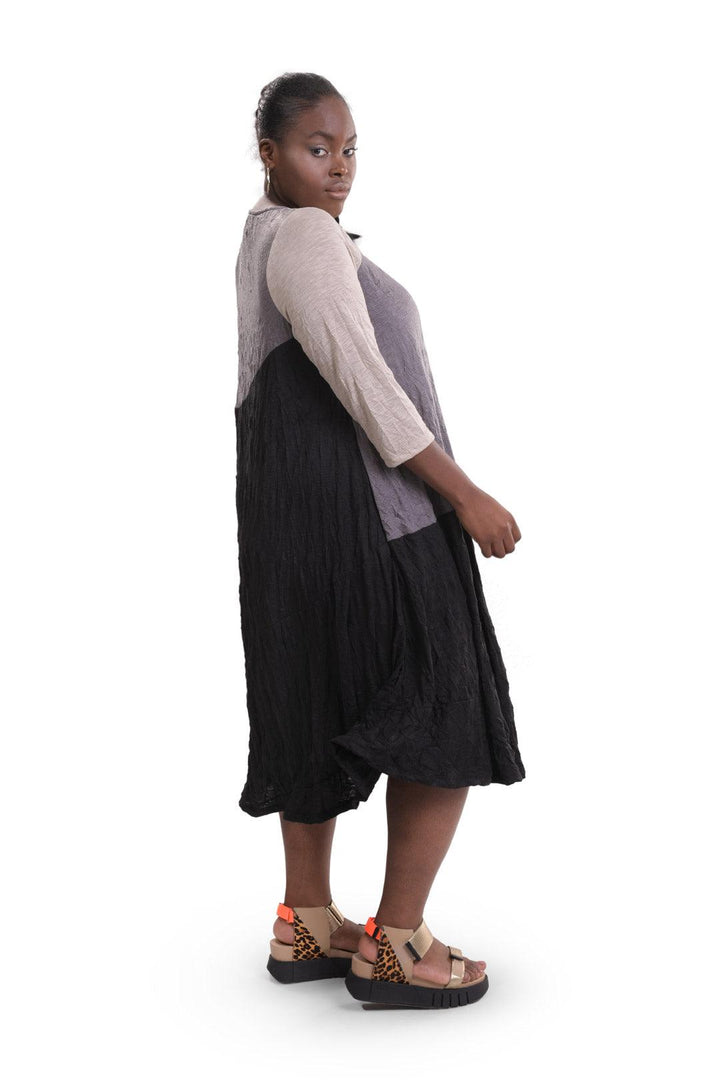 Breeze Crinkle Swing Dress - Alembika Designer Women's Clothing