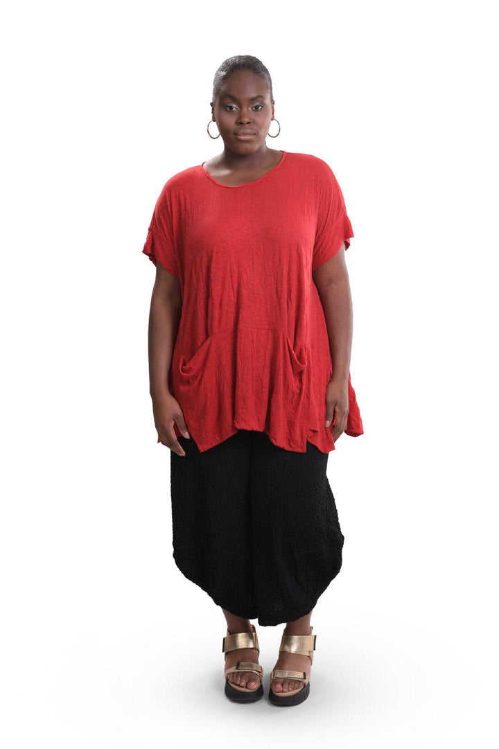 Della Crinkle Top - Alembika Designer Women's Clothing