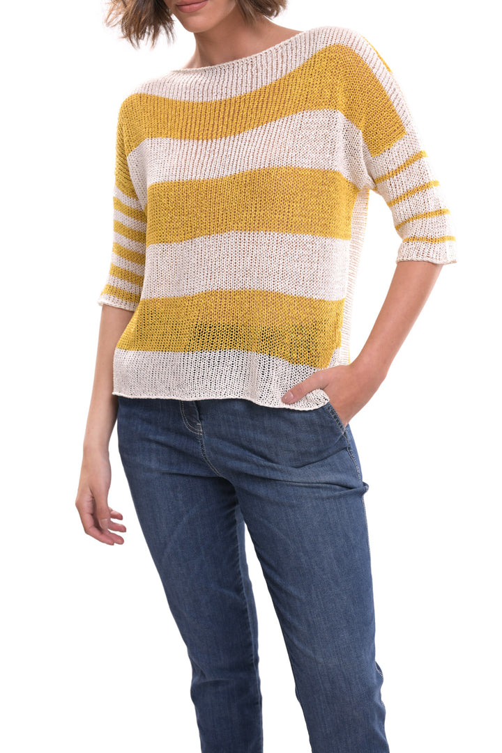 Luxe Reversible Sweater, Yellow