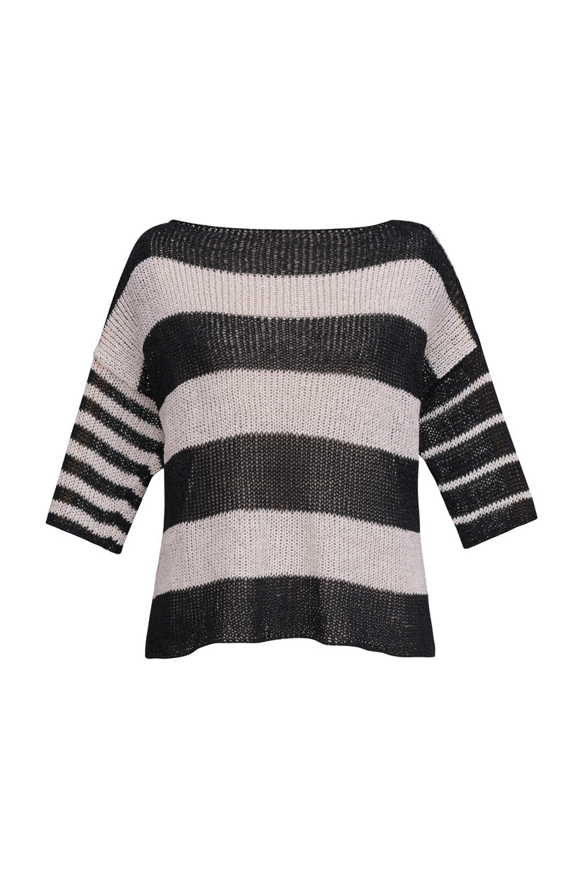 Luxe Reversible Sweater, Cream