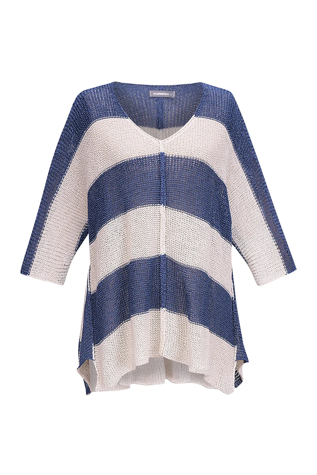 Luxe V-Neck Sweater, Navy