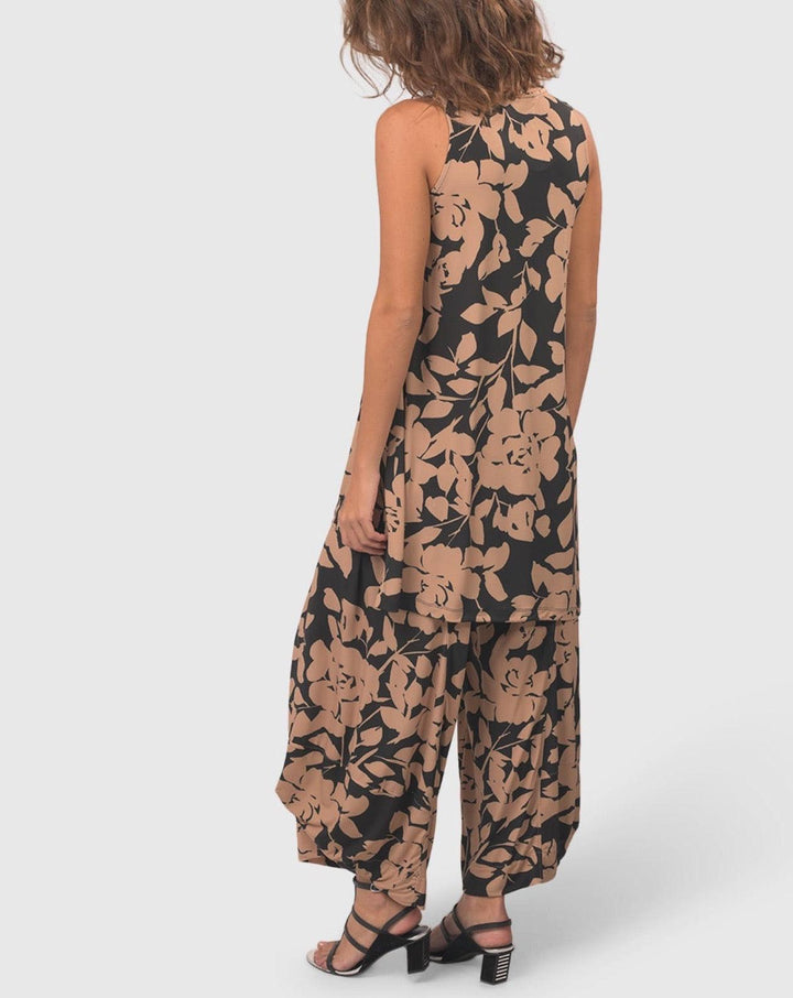 Anastasia Tunic Top, Floral - Alembika Designer Women's Clothing