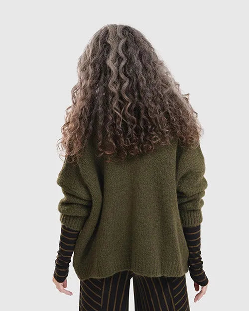 Signature Crewneck Sweater, Khaki