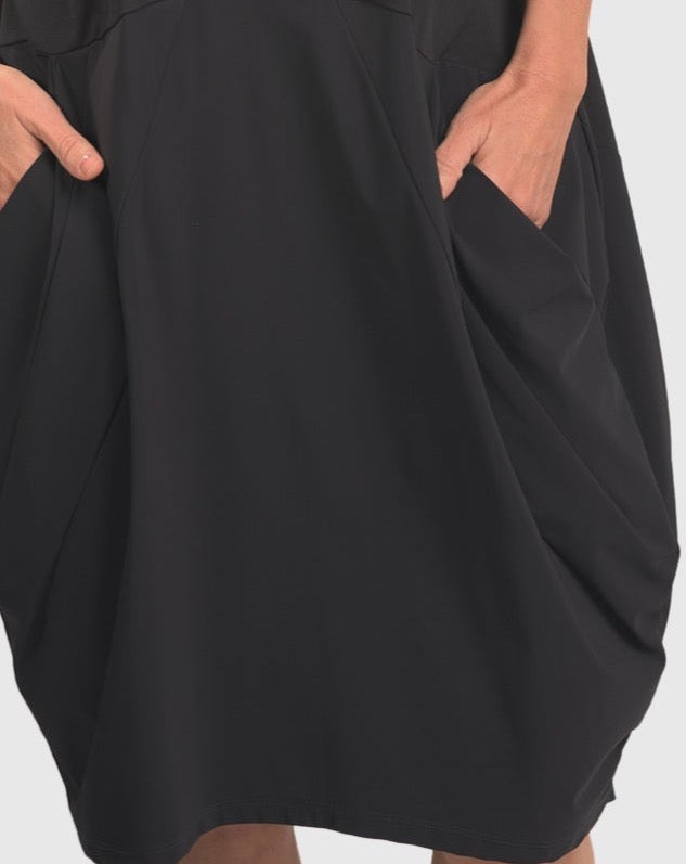 Tekbika Cocoon Dress, Black
