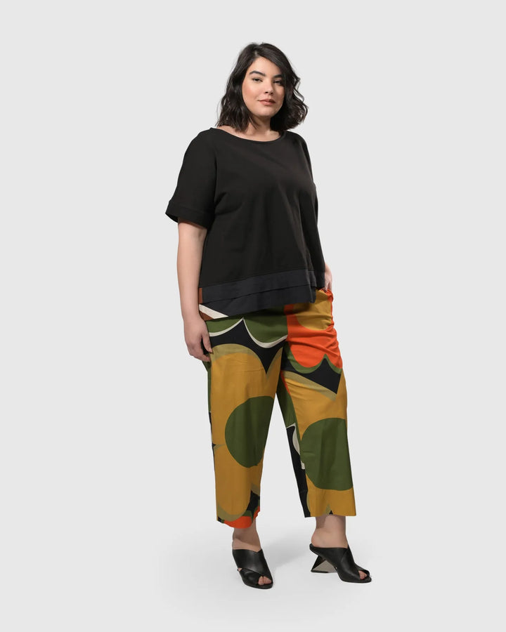 Groovy Crop Pants, Floral