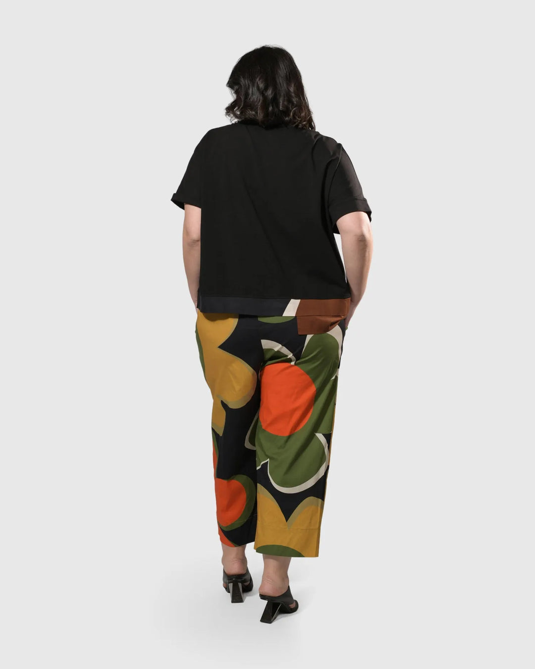 Groovy Crop Pants, Floral