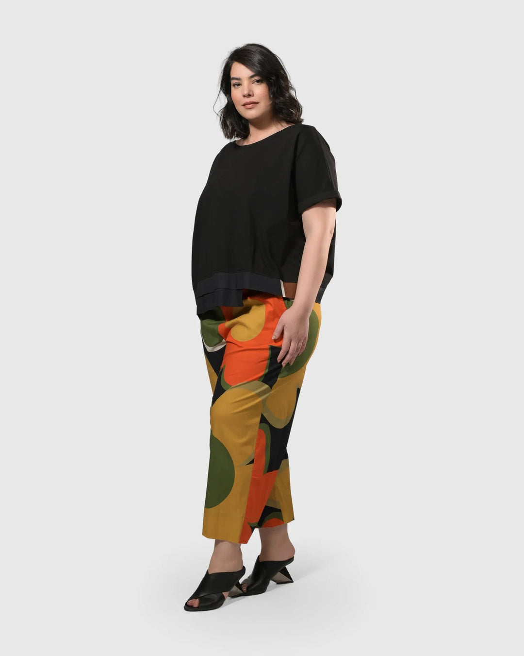 Groovy Crop Pants, Floral