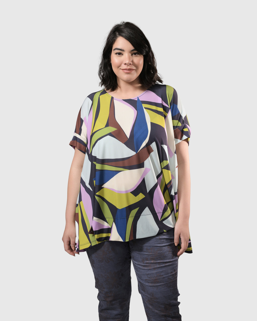 Gretchen Trapeze Top, Abstract