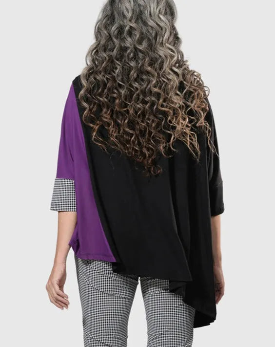 Tekbika Angie Asymmetry Top, Multi Yellow