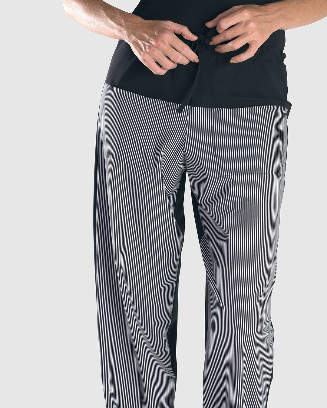 Tekbika Drawstring Pants, Stripe