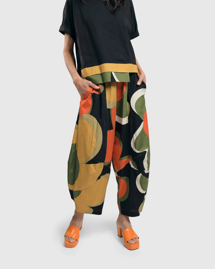 Garden Lantern Pants, Floral