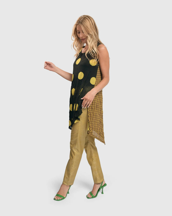 Taylor Dot Soft Tulle Sleeveless Tunic, Mix