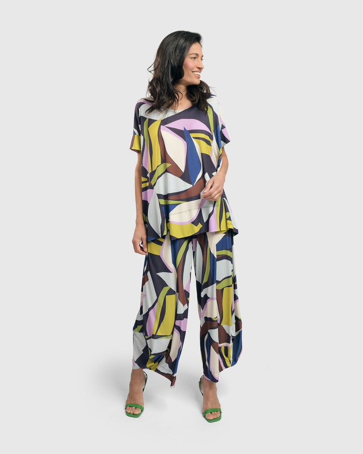 Gretchen Trapeze Top, Abstract