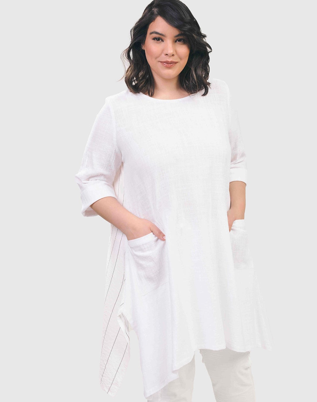 Must-Have Tunic Top, White