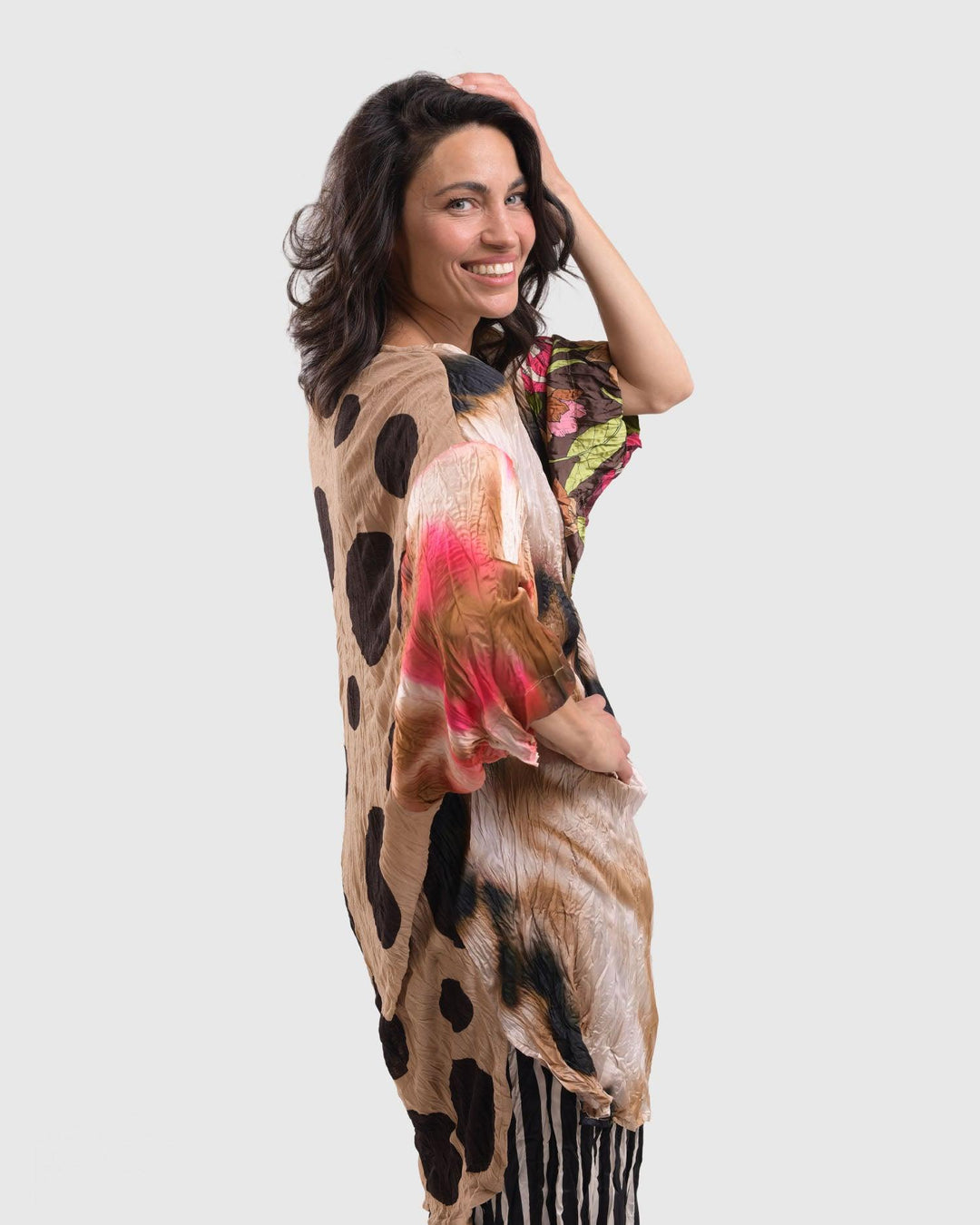 Fantasia Tunic Top, Butterfly - Alembika Designer Women's Clothing