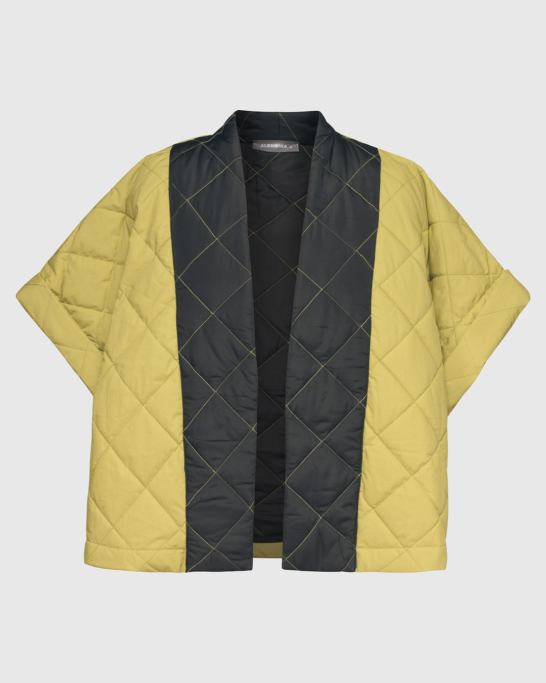 Urban Quilted Kimono Jacket, Yellow