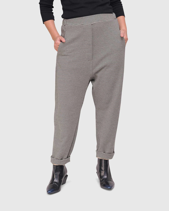 Urban French Terry Trousers, Stripe