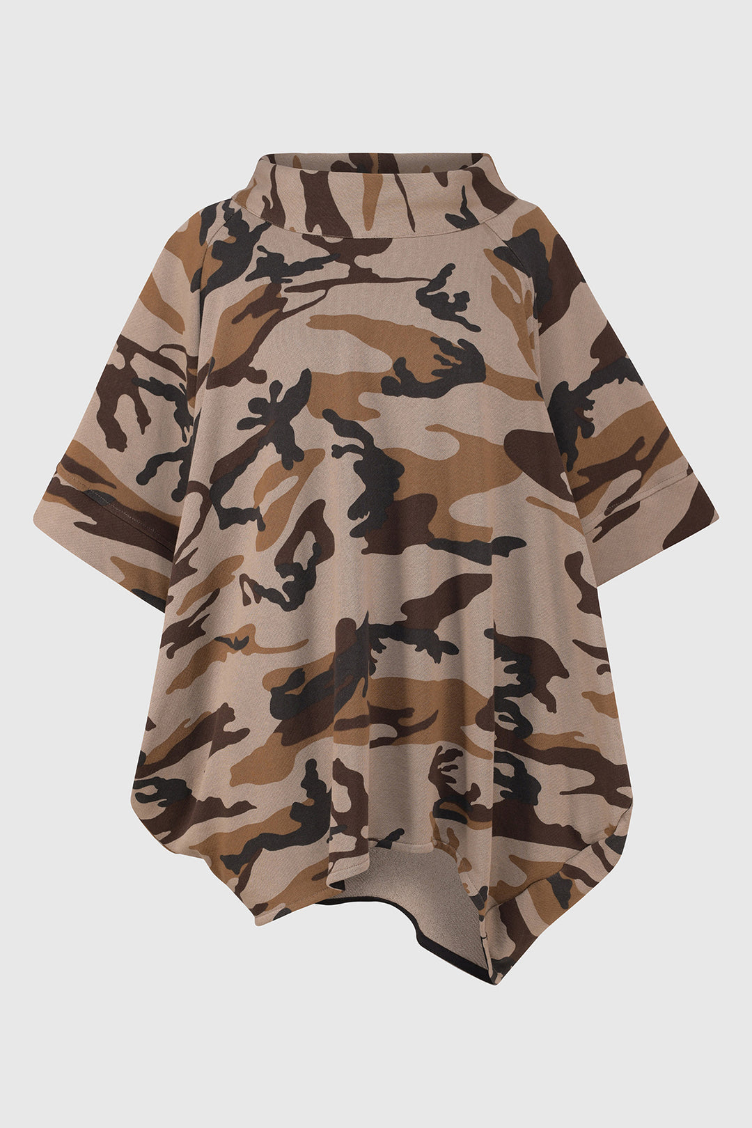 brown camo womens tops over 50