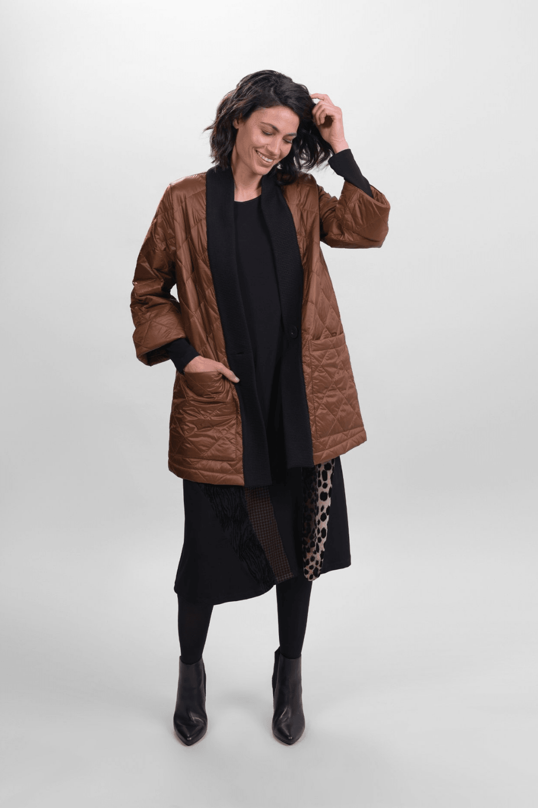 Ether Jana Jacket, Camel - Alembika Designer Women's Clothing