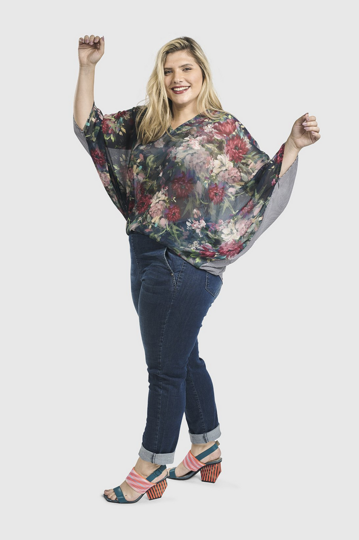 flora women's plus size tops and blouses